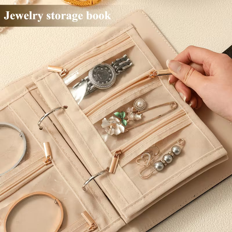 BUY 2 GET 1 FREE – Luxury Jewelry Storage Book Organizer