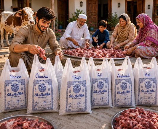 Bakra Eid Meat Bags, Disposable Shoppers, Meat Plastic Bags