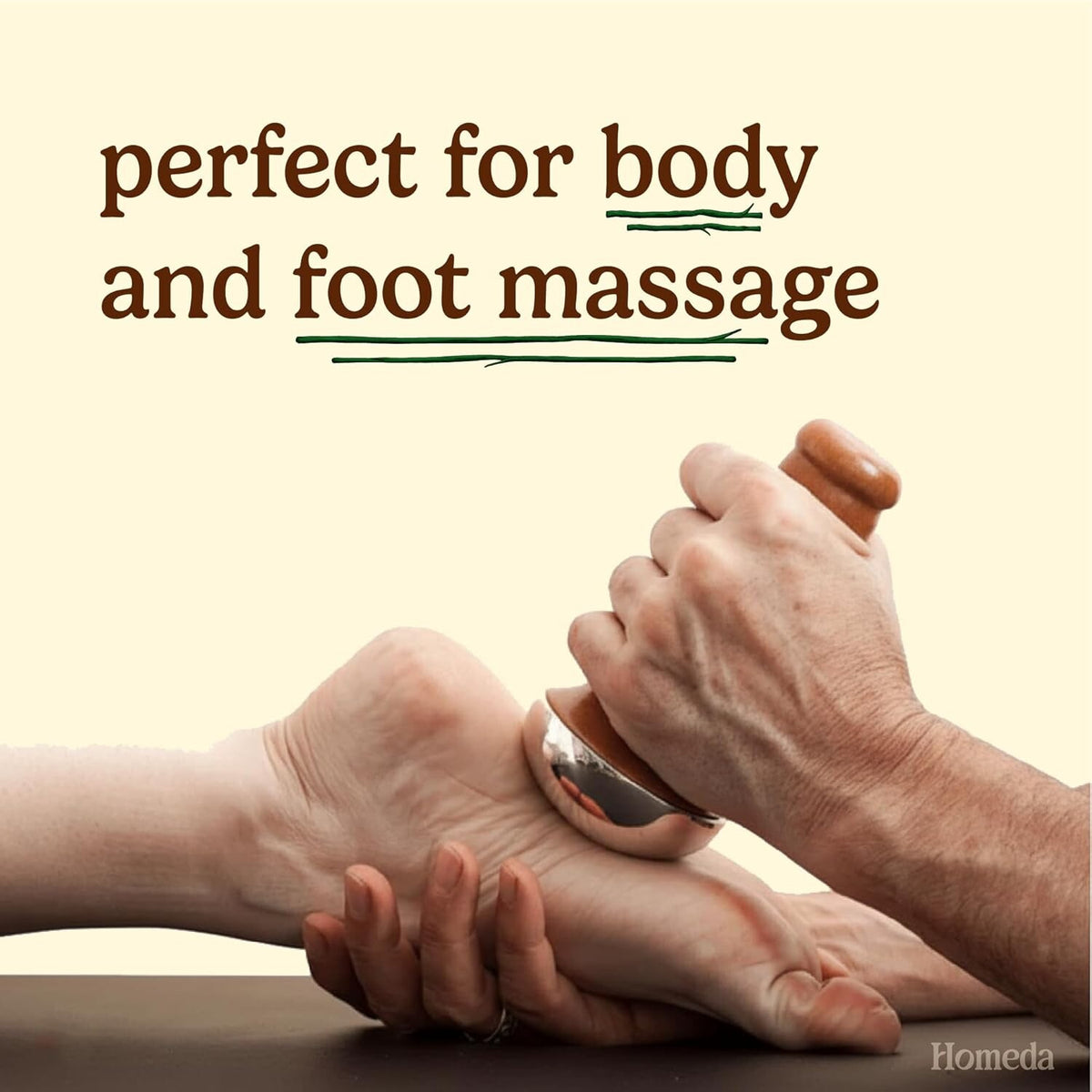 ✨ Kansa Massage Tool