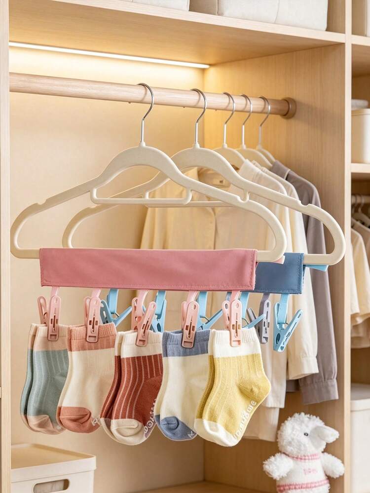 Travel Fabric Rack Hanging Clips