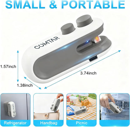 2-in-1 Rechargeable Bag Sealer & Cutter