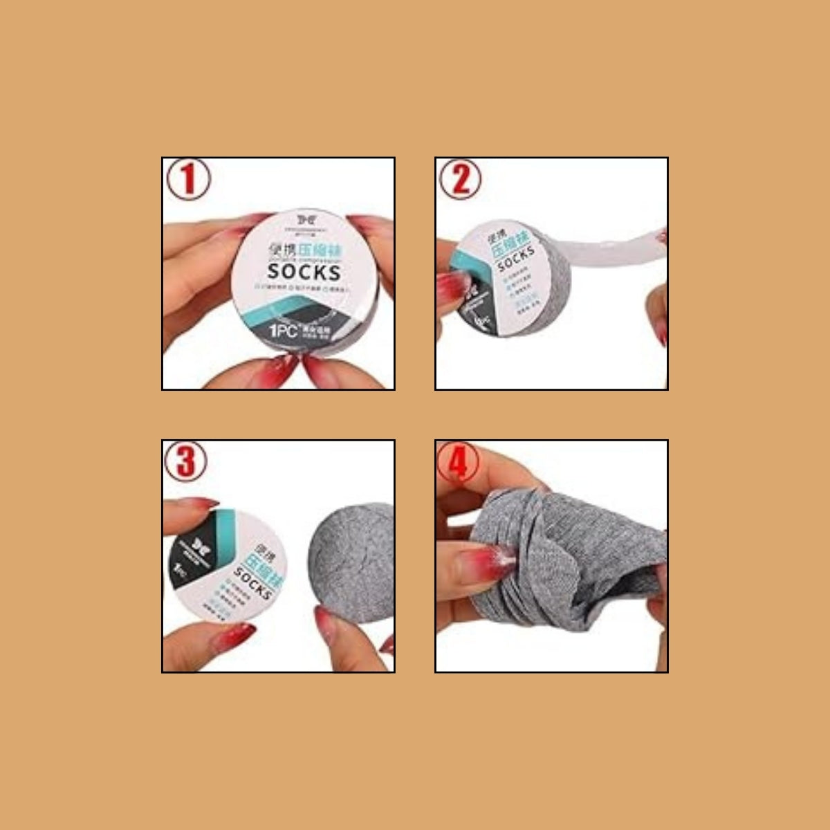 Disposable Travel Socks For Men & Women (Pack of 5)