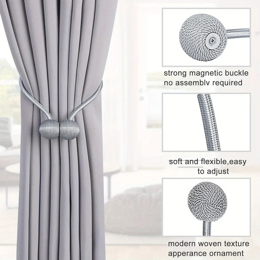 Premium Magnetic Curtain Tiebacks