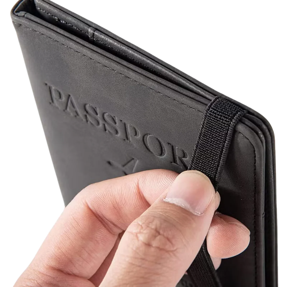 Leather Passport & Card Holder Travel Wallet