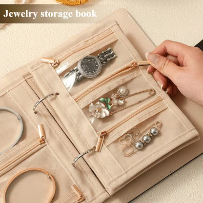 BUY 2 GET 1 FREE – Luxury Jewelry Storage Book Organizer