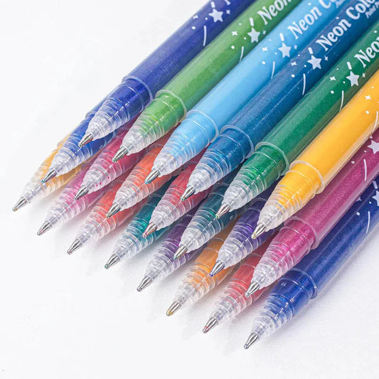 Glitter Gel Pen Set Collection