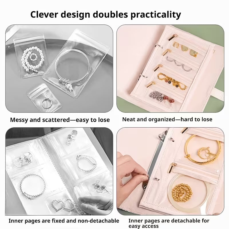 BUY 2 GET 1 FREE – Luxury Jewelry Storage Book Organizer