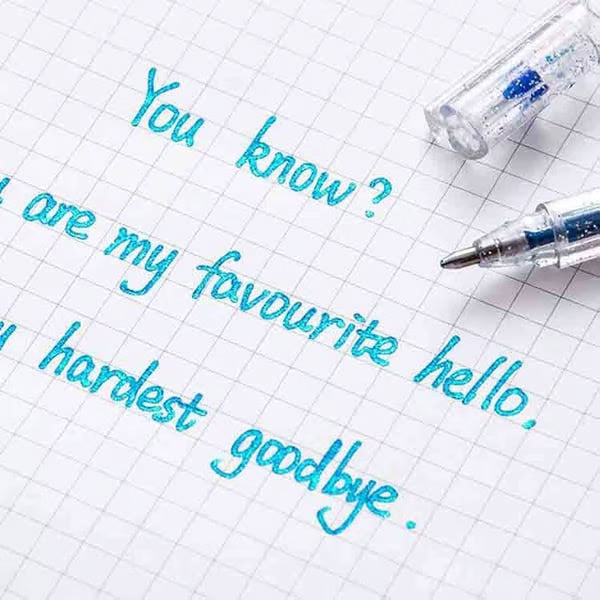 Glitter Gel Pen Set Collection
