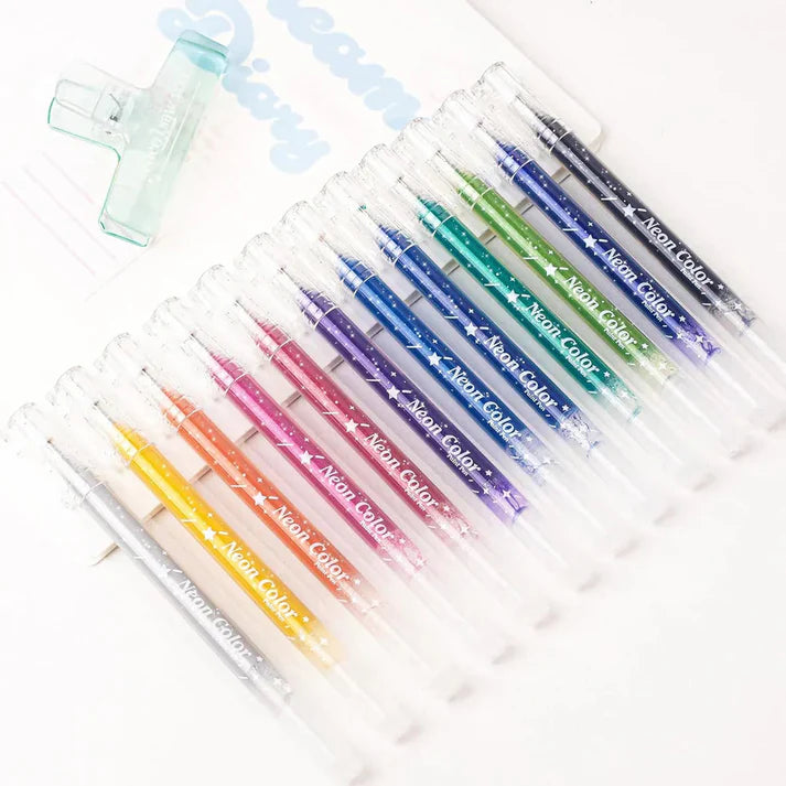 Glitter Gel Pen Set Collection