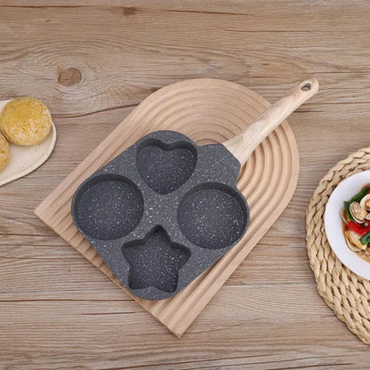Star And Heart Fry Pan
