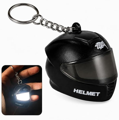 Mini LED Helmet Light Keychain