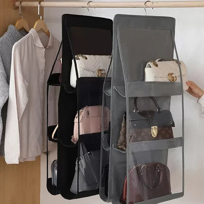 👜 6-Pocket Hanging Purse Organizer