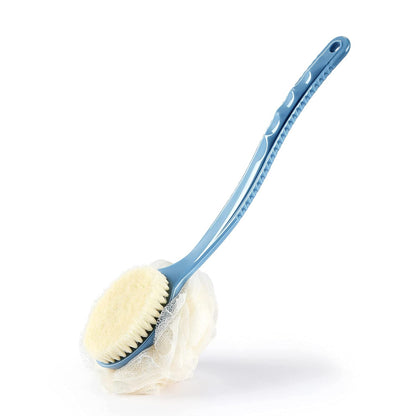 Body Brush with Curved Long Handle