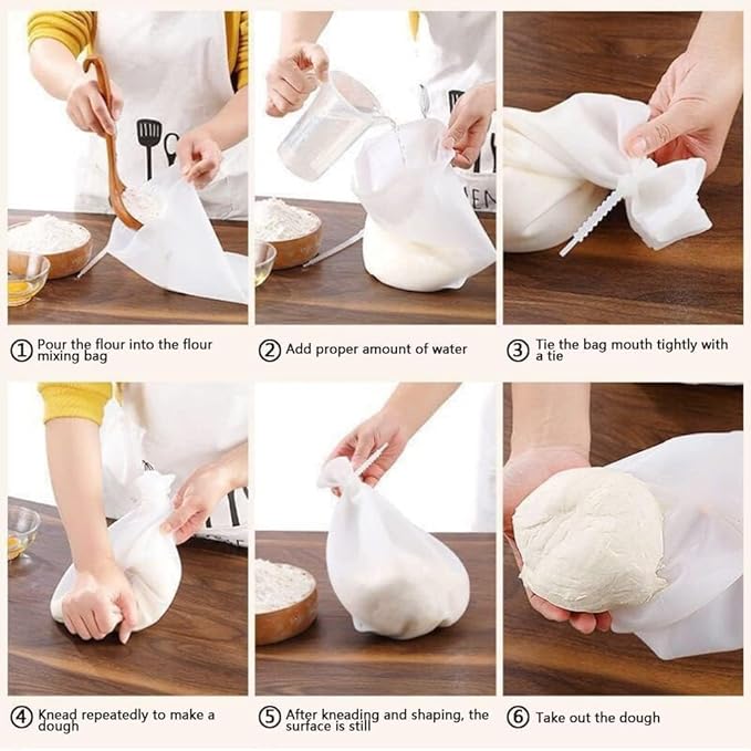 Premium Silicone Roti Mat & Atta Maker Bag Combo