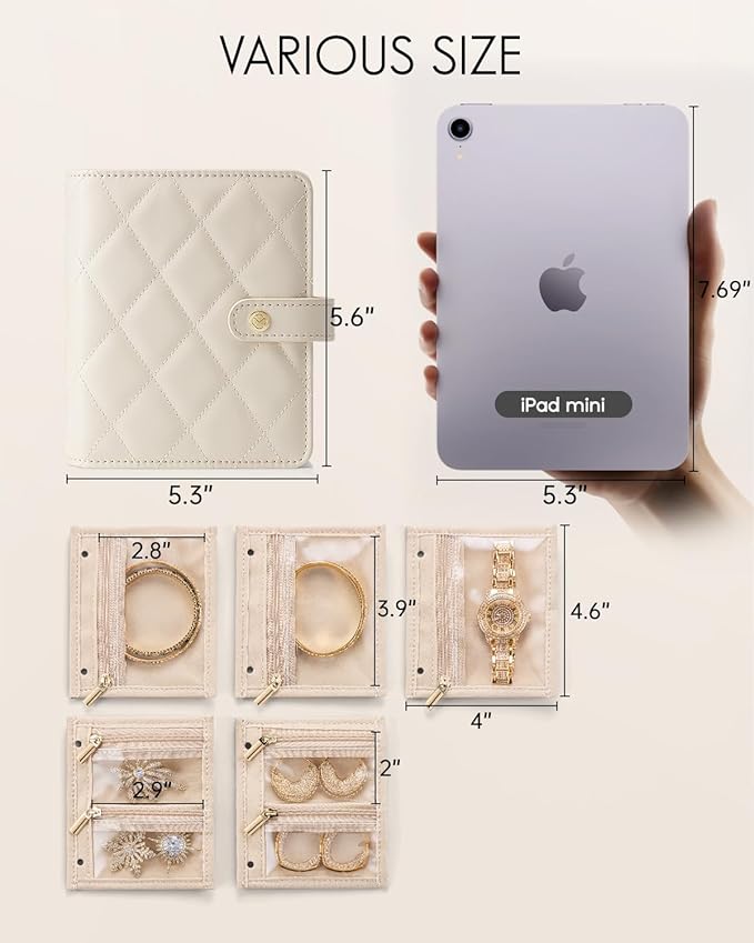 Jewelry Organizers Storage Book