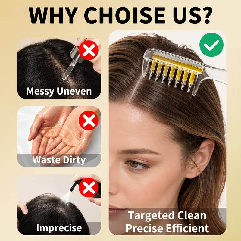 2 in 1 Scalp Oil Applicator Comb