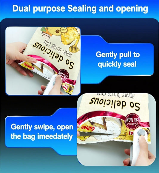 2-in-1 Rechargeable Bag Sealer & Cutter