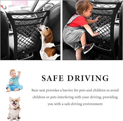 3 layer mesh car storage net