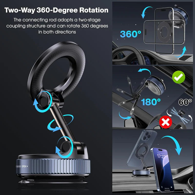 Suction Cup Magnatic Mobile Holder