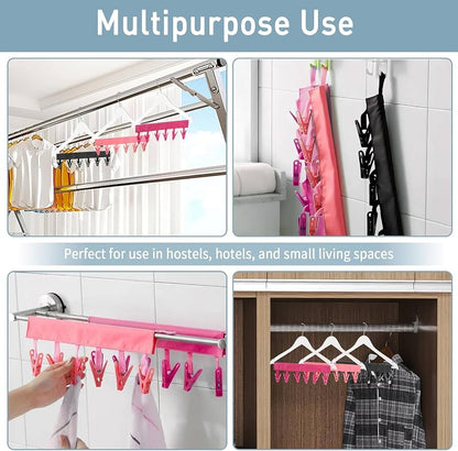 Travel Fabric Rack Hanging Clips