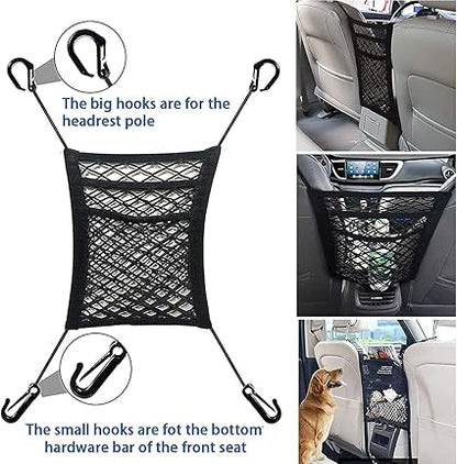 3 layer mesh car storage net