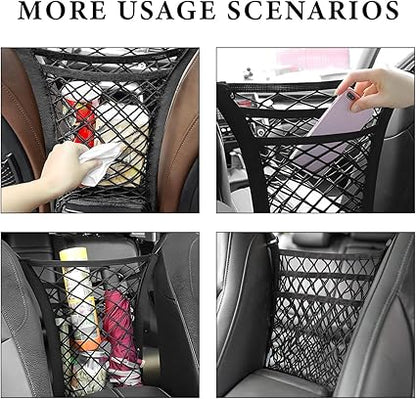3 layer mesh car storage net