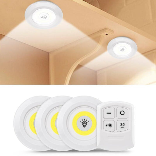 LED lighting with remote control 3 pcs.