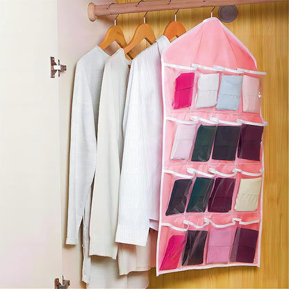 16 Pockets Multifunctional Socks Organizer