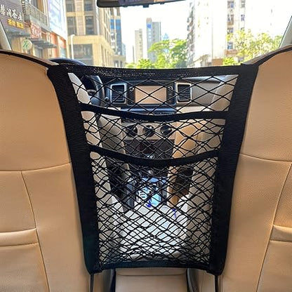 3 layer mesh car storage net