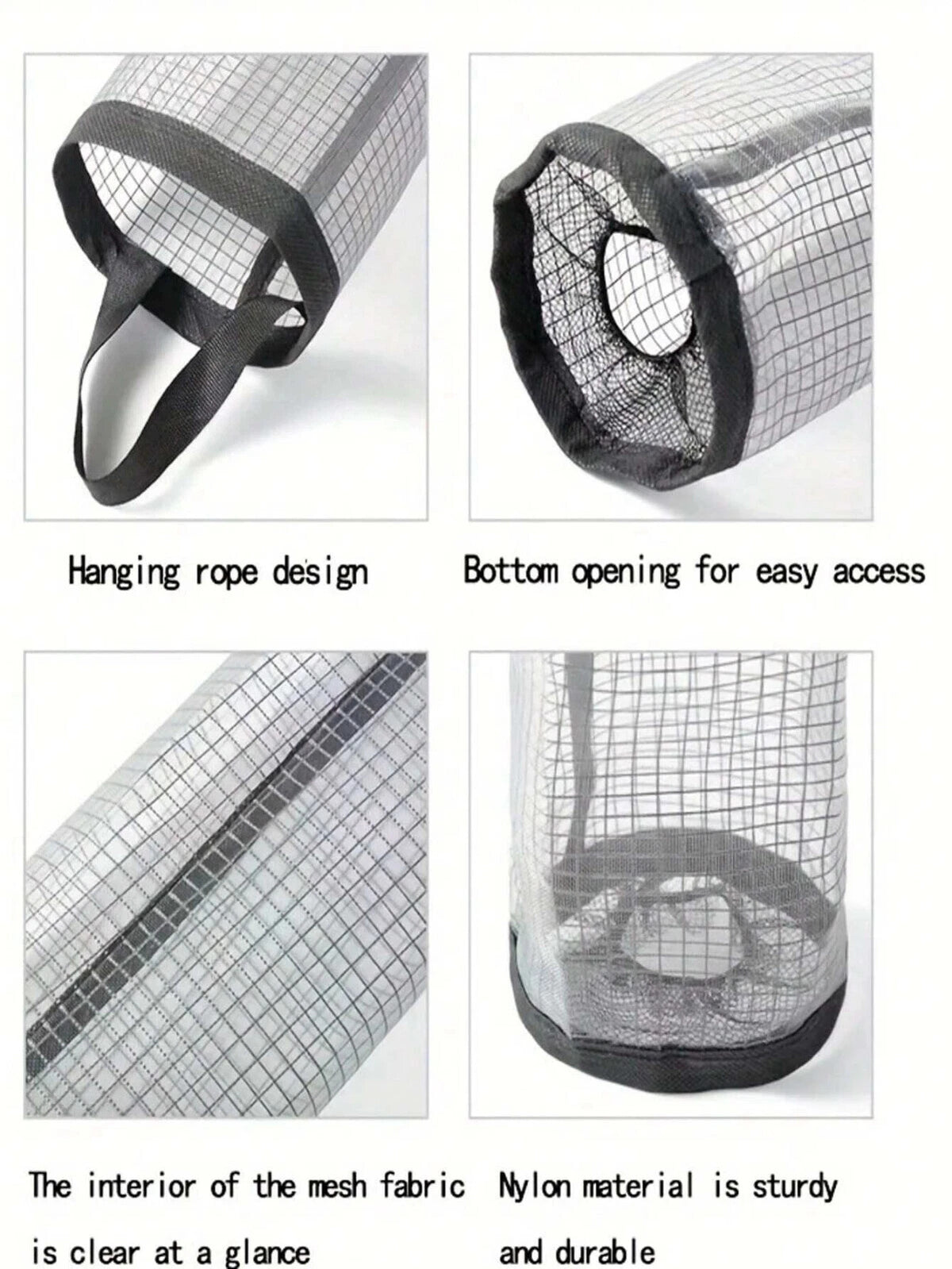Vertical Mesh Wall Organizer.