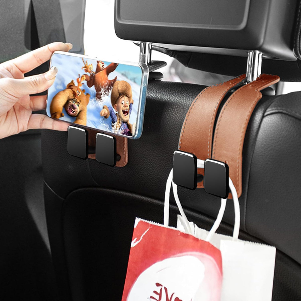 Universal Car Headrest Hooks