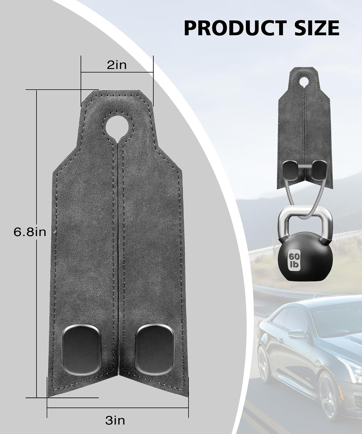 Universal Car Headrest Hooks