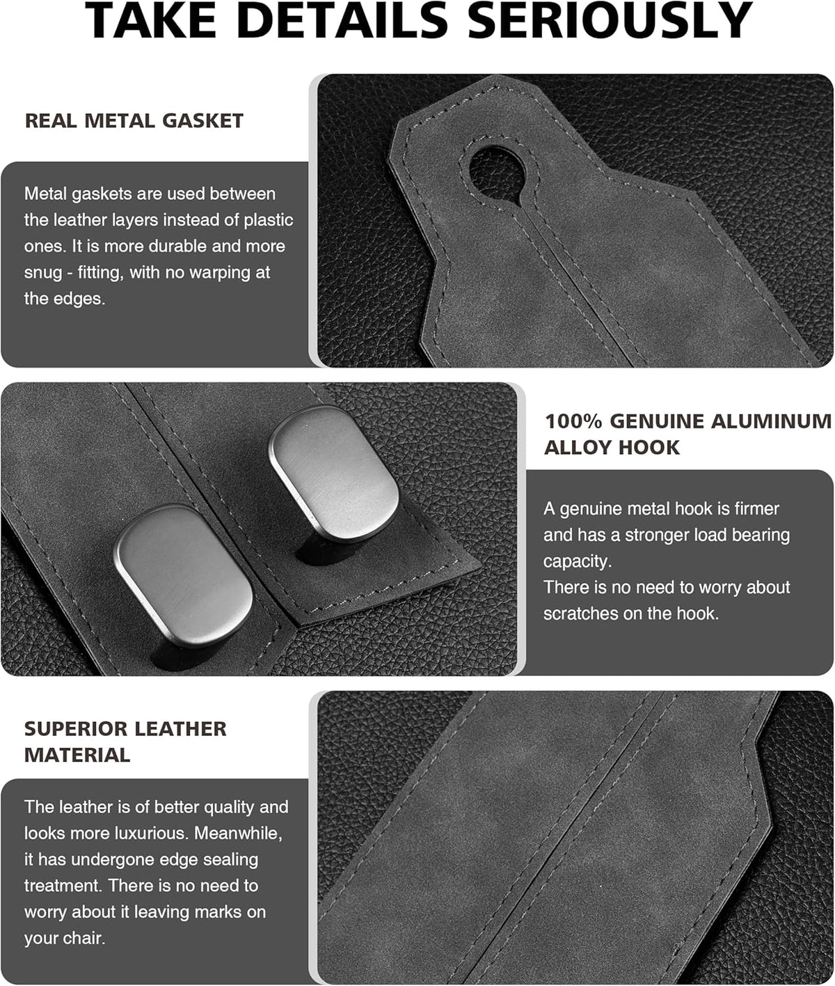 Universal Car Headrest Hooks