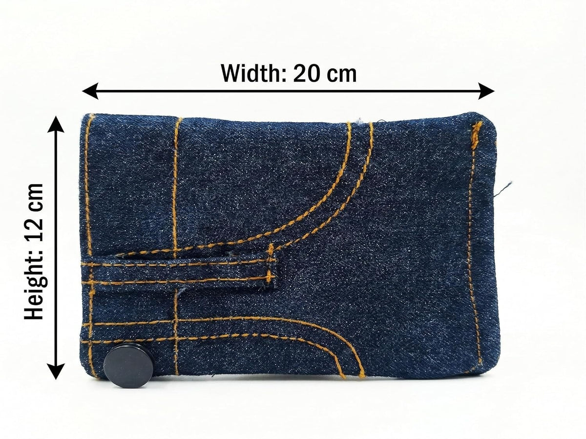 💳 Mini Jeans Foldable Wallet