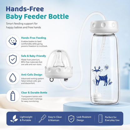 Anti-Colic Hands Free Baby Bottle 240ml