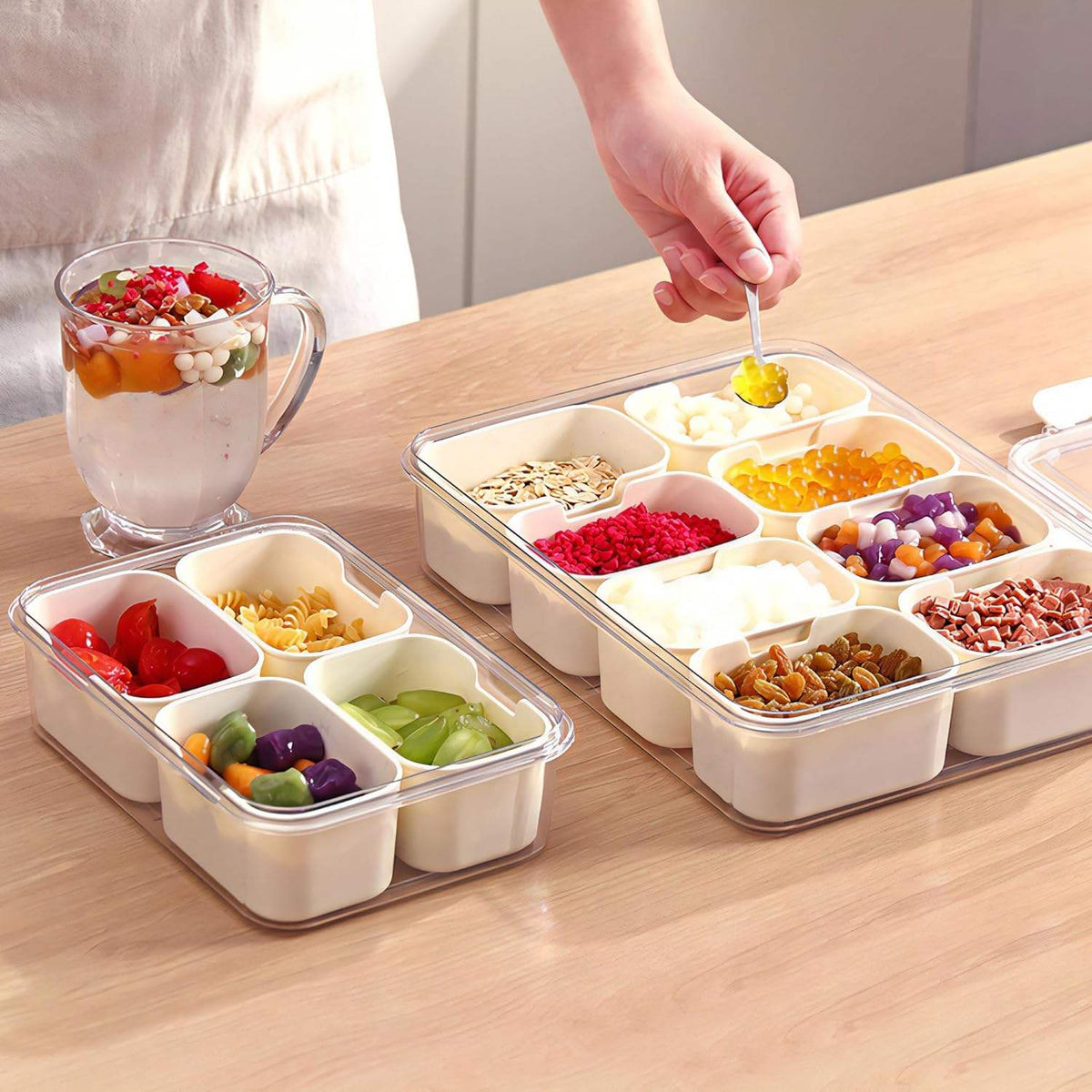 Air Tight 8 Grid Storage Box