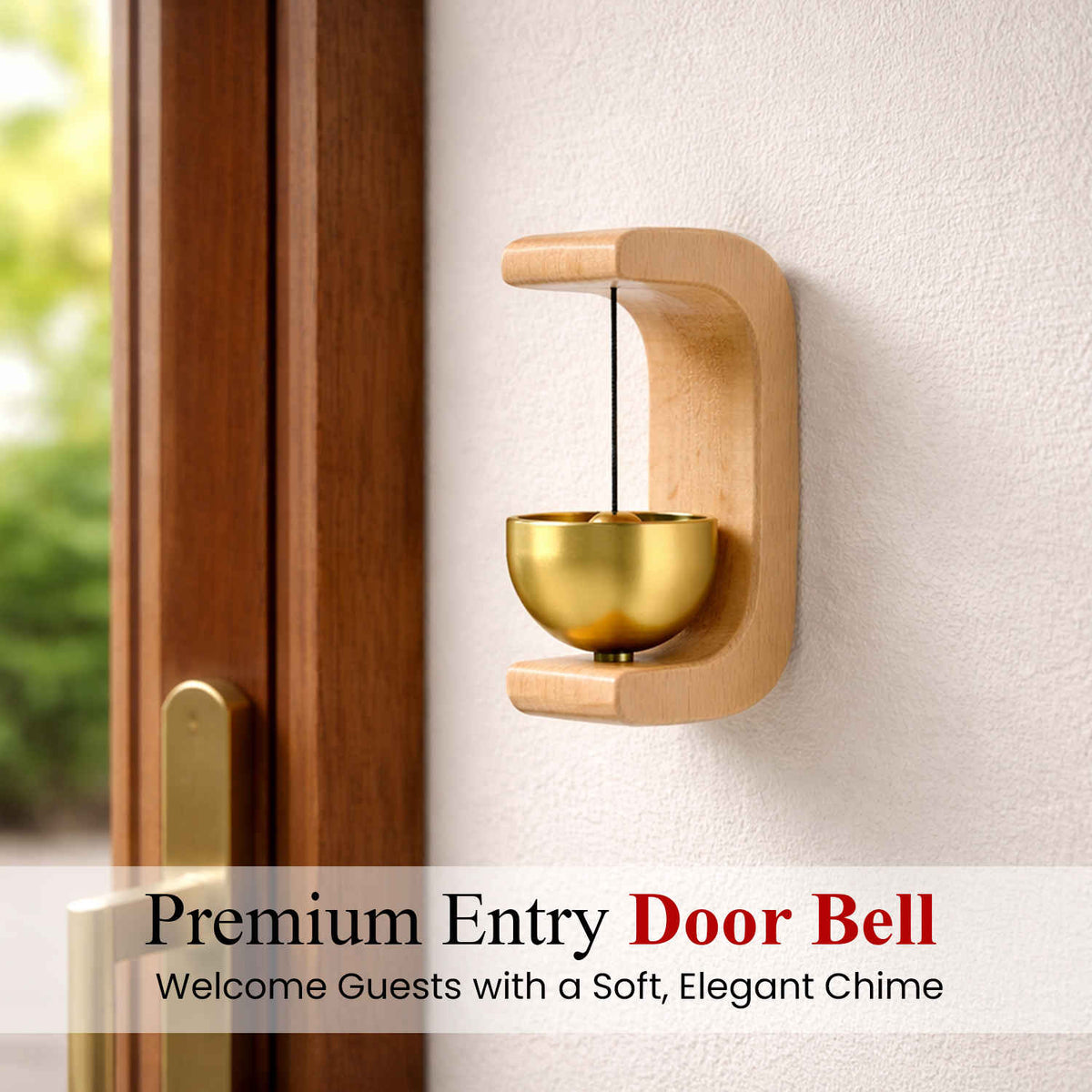 Elegant Brass Door Chime Bell for Home & Office