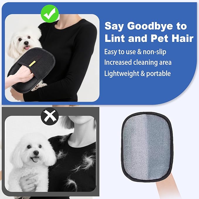 🐾 Pet Hair Remover Glove