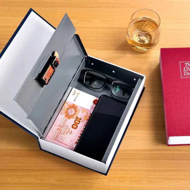 Hidden Book Safe With Combination Lock