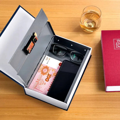Hidden Book Safe With Combination Lock