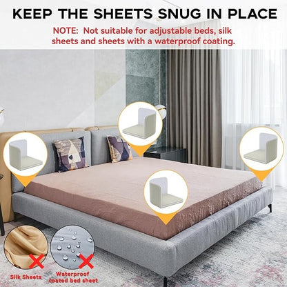 🛏️ Heavy Duty Bed Sheet Grippers