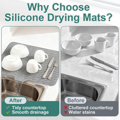 💧 Silicone Dish Drying Mat