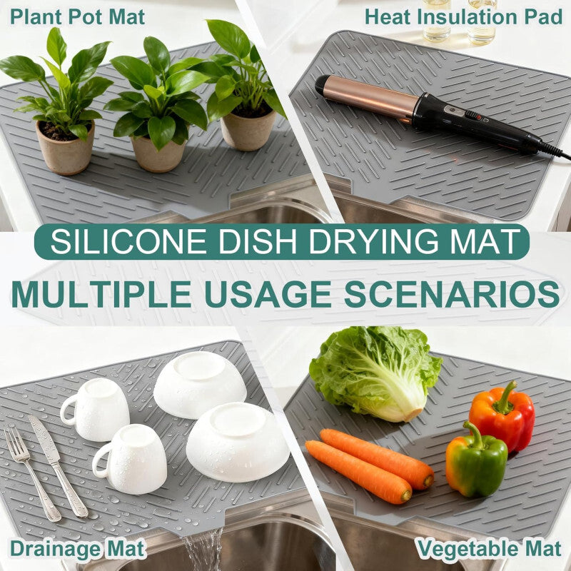 💧 Silicone Dish Drying Mat