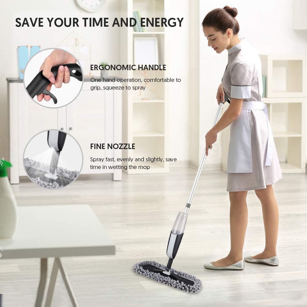 🧹 Microfiber Pad Spray Mop