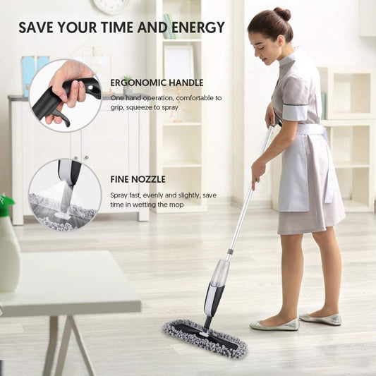 🧹 Microfiber Pad Spray Mop