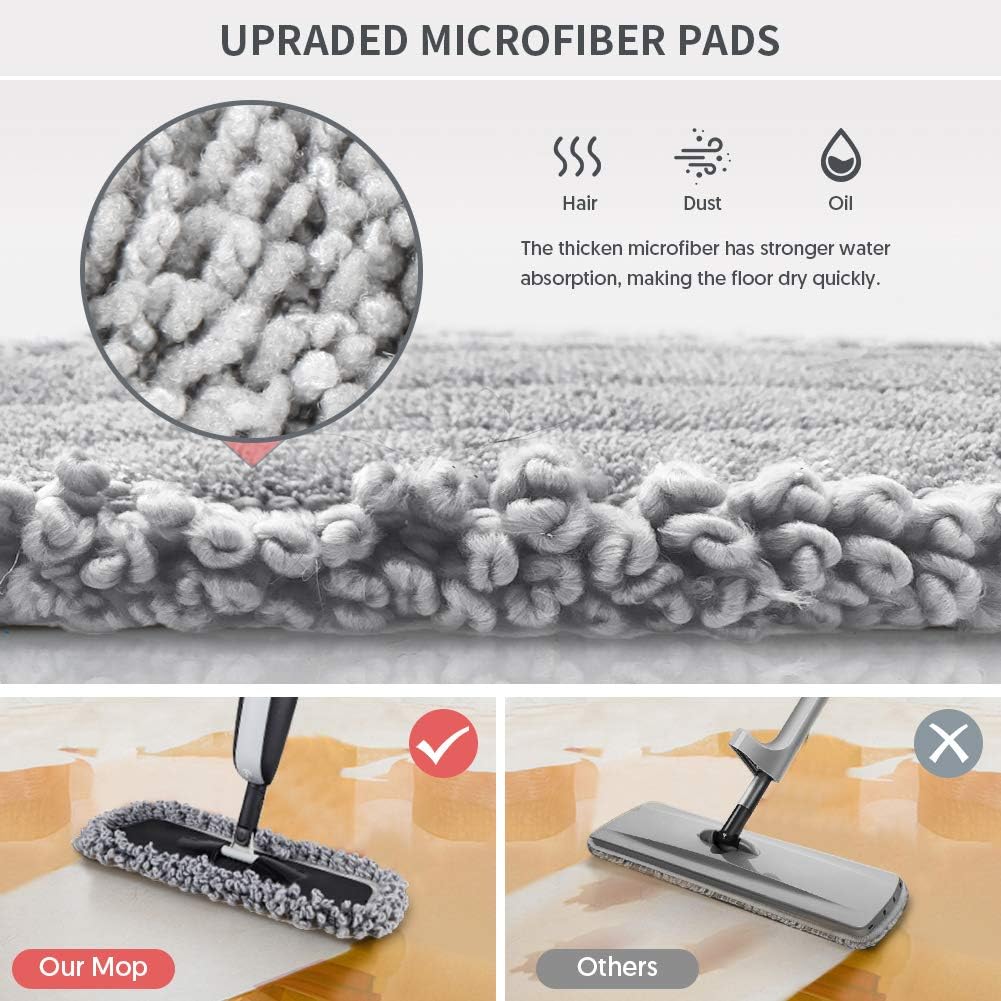 🧹 Microfiber Pad Spray Mop