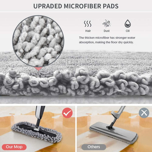 🧹 Microfiber Pad Spray Mop