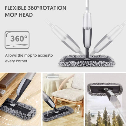 🧹 Microfiber Pad Spray Mop
