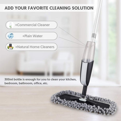 🧹 Microfiber Pad Spray Mop