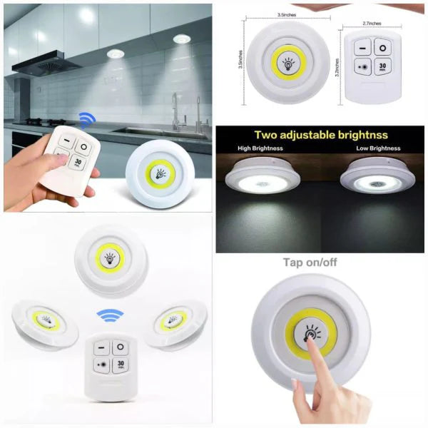 LED lighting with remote control 3 pcs.
